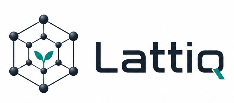 Logotipo Lattiq — engenharia de materiais para o solo